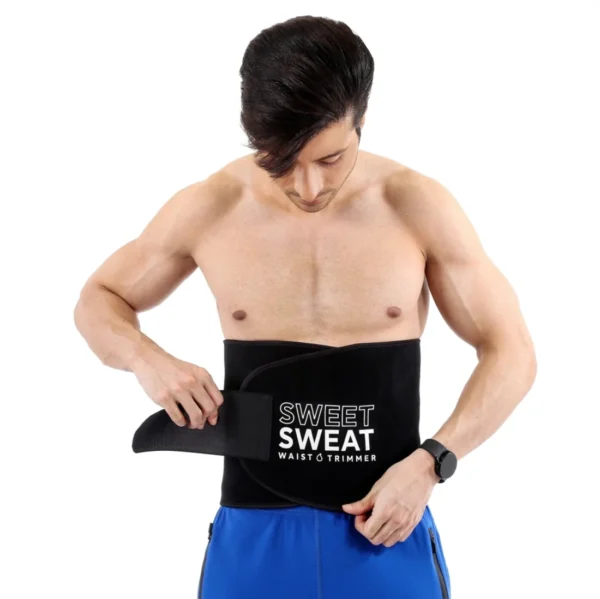 Sweet Sweat Waist Trimmer Hot Waist Shaper Belt Instant Slim Look Belt for Men Women Workout Enhancer Weight Loss