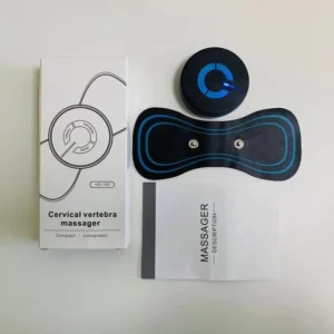Portable EMS Mini Electric Neck Back Body Massager Cervical Electric Neck Back Massager Muscle Therapy Pressure Pain