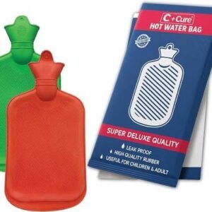 Premium Hot Water Bottle | Premium Hot Water Bag | Leak-Proof Hot Water Bag for Pain Relief | Heat Therapy Bottle | Hot & Cold Compress Bag | Winter Heating Bottle | Reusable Warm Water Bag for Back, Neck & Period Pain
