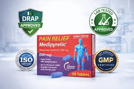 “MediPyretic Naproxen Sodium 500mg – Fast-Acting Pain Relief & Anti-Inflammatory Tablets”