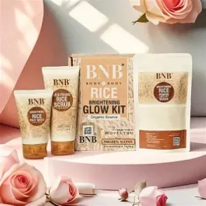 BNB Rice Extract Whitening & Brightening Facial Kit (3-in-1)