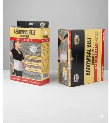MANA Basic Adjustable Abdominal Belt – Breathable Postpartum & Post-Surgery Support Wrap - Image 2