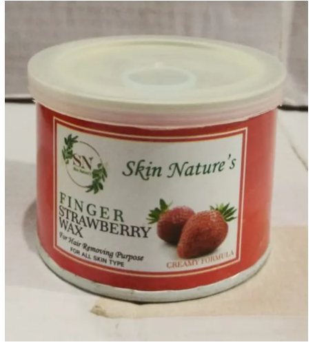Strawberry Finger Wax – Ready-to-Use Face & Body Hair Remover