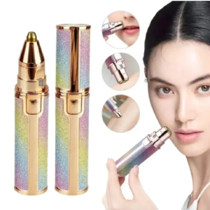Rechargeable 2-in-1 Facial Hair Remover for Women – Eyebrow Trimmer & Face Shaver