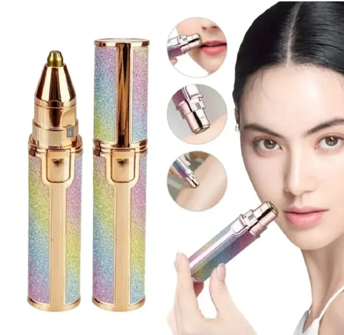 Rechargeable 2-in-1 Facial Hair Remover for Women – Eyebrow Trimmer & Face Shaver