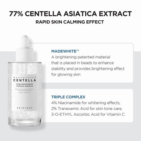 SKIN1004 Madagascar Centella Tone Brightening Capsule Ampoule – Brightening Facial Serum - Image 2