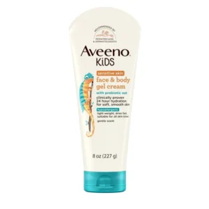 Aveeno Kids Face and Body Gel Cream Lotion for Sensitive Skin 227g
