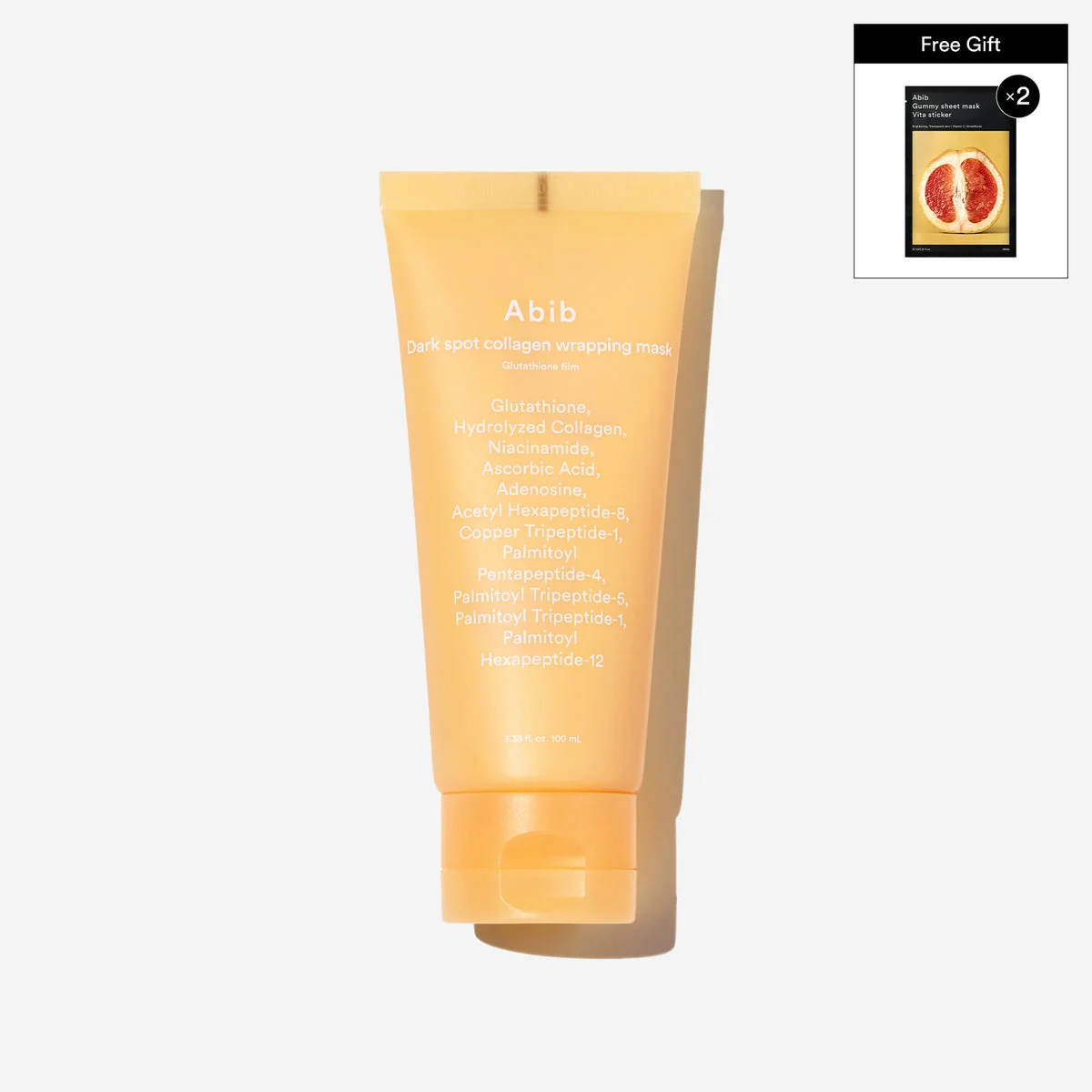 Abib Dark Spot Collagen Wrapping Mask Glutathione Film 100ml