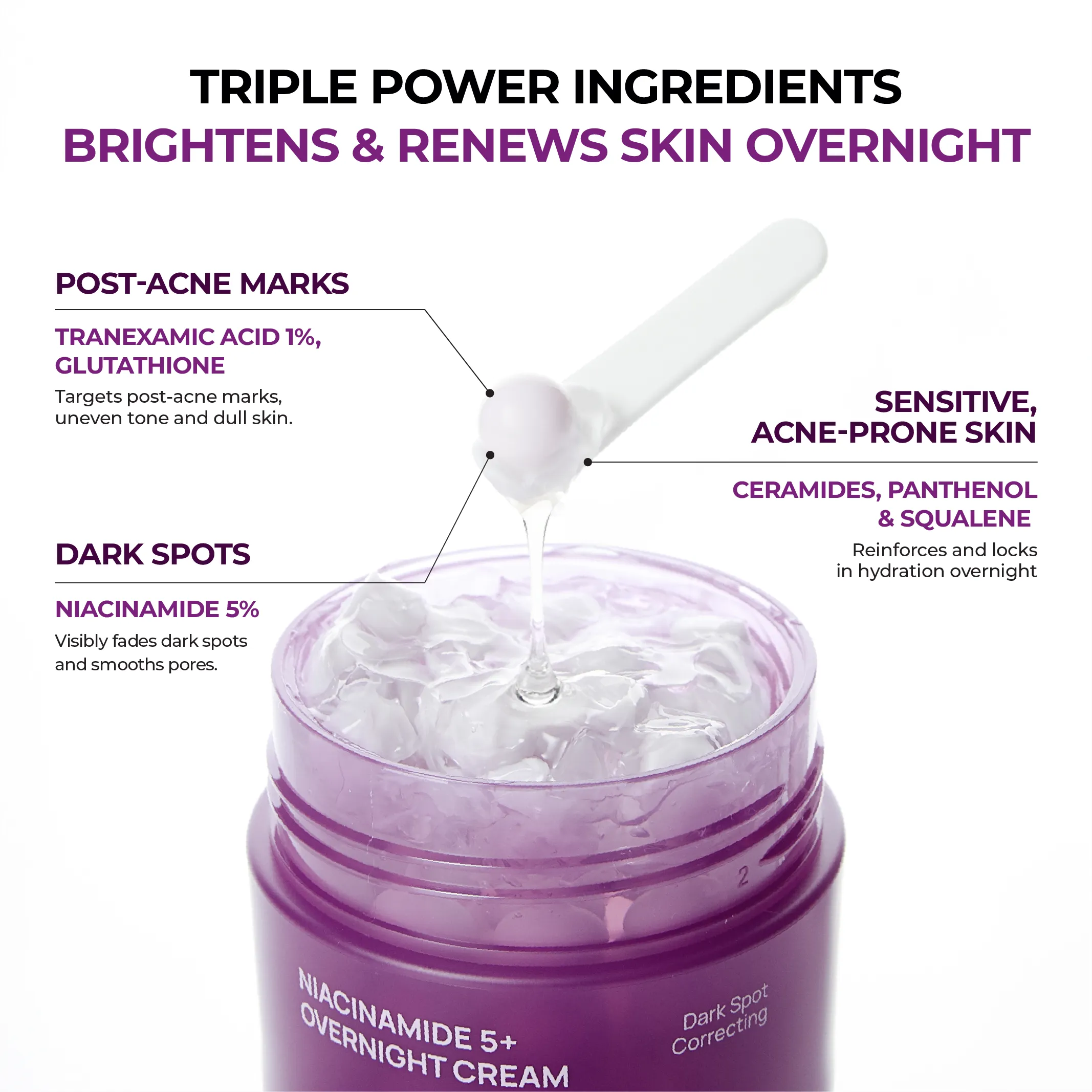 Jumiso Niacinamide 5 + Overnight Cream 50ml - Image 2