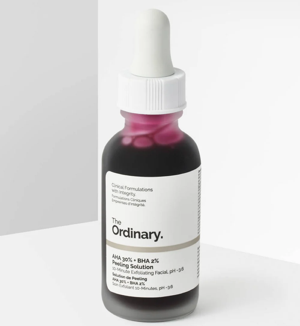 The Ordinary AHA 30% + BHA 2% Peeling Solution 30ml – Exfoliating Facial Serum